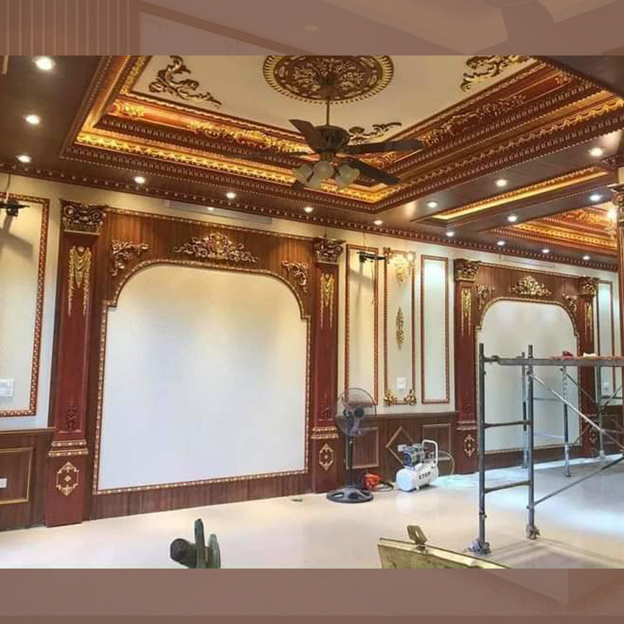 Mẫu trần nhựa siêu đẹp cho biệt phủ