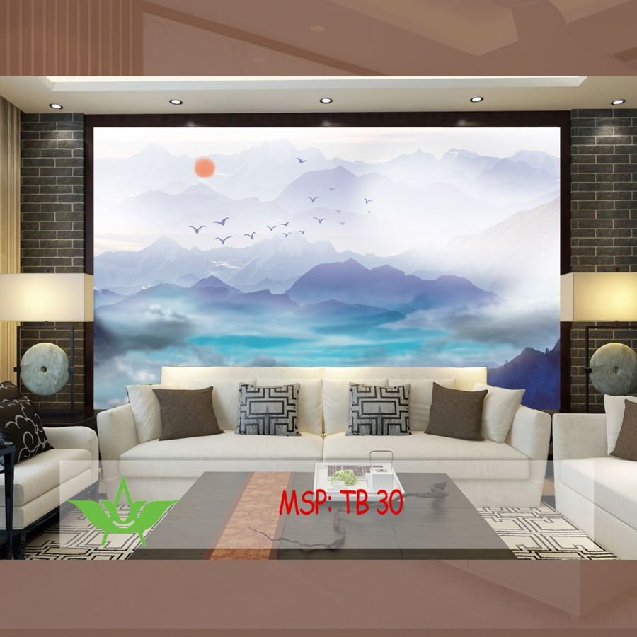 vách nhựa ốp tường tranh in uv trên nền pvc vân đá