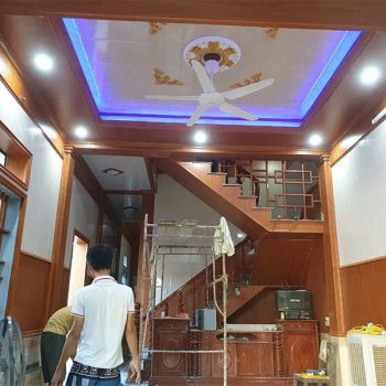 Thi công tấm nhựa ốp tường tại Hiệp Hòa, Bắc Giang
