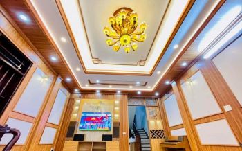Tổng hợp mẫu ốp nhựa giả gỗ phòng khách đẹp